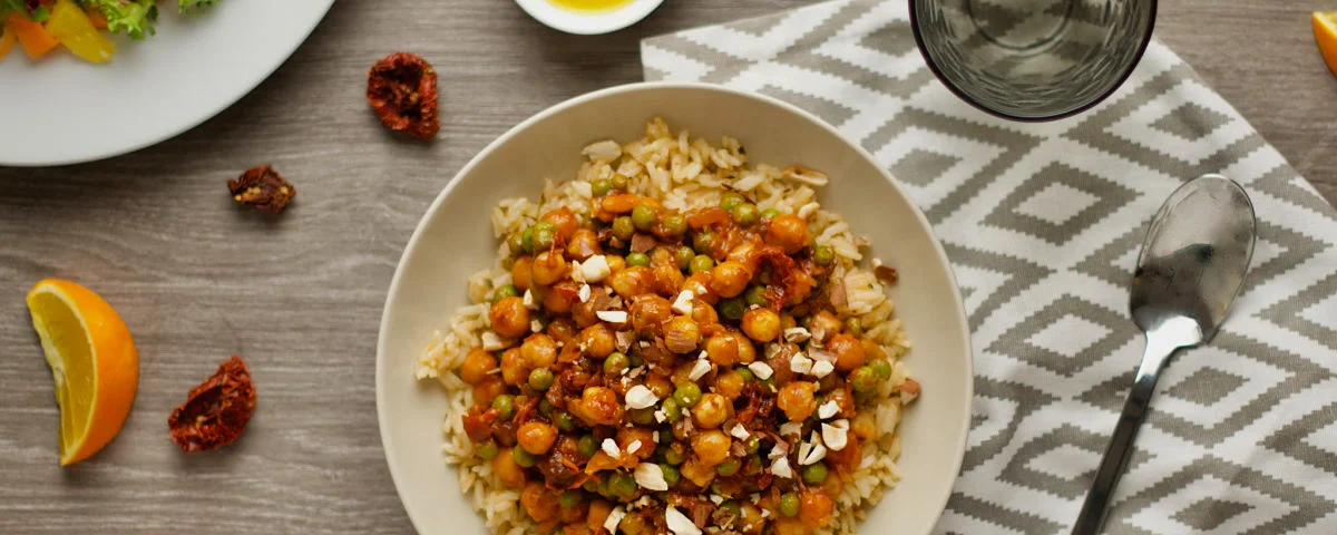 Plant-based protein chickpeas 